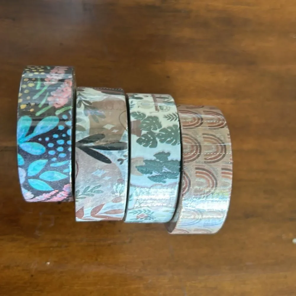 Notebook dotted lined Washi tapes and sticky notes all new Bundle